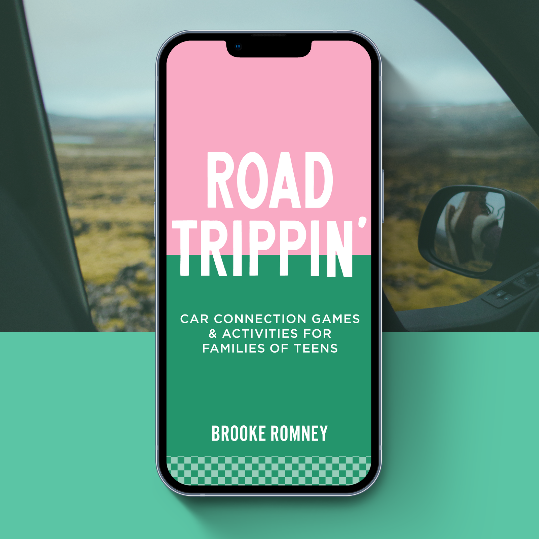 Road Tripping: Car connection Games and activities for families of teens by Brooke Romney. 
