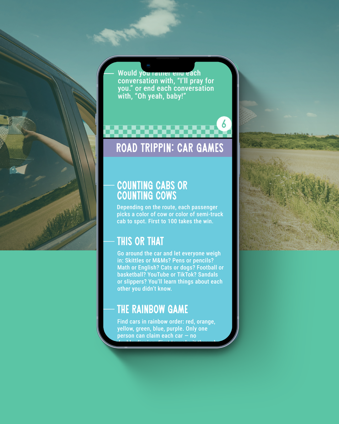 Road Trippin' | Car Connection Games & Activities for Families with Teens