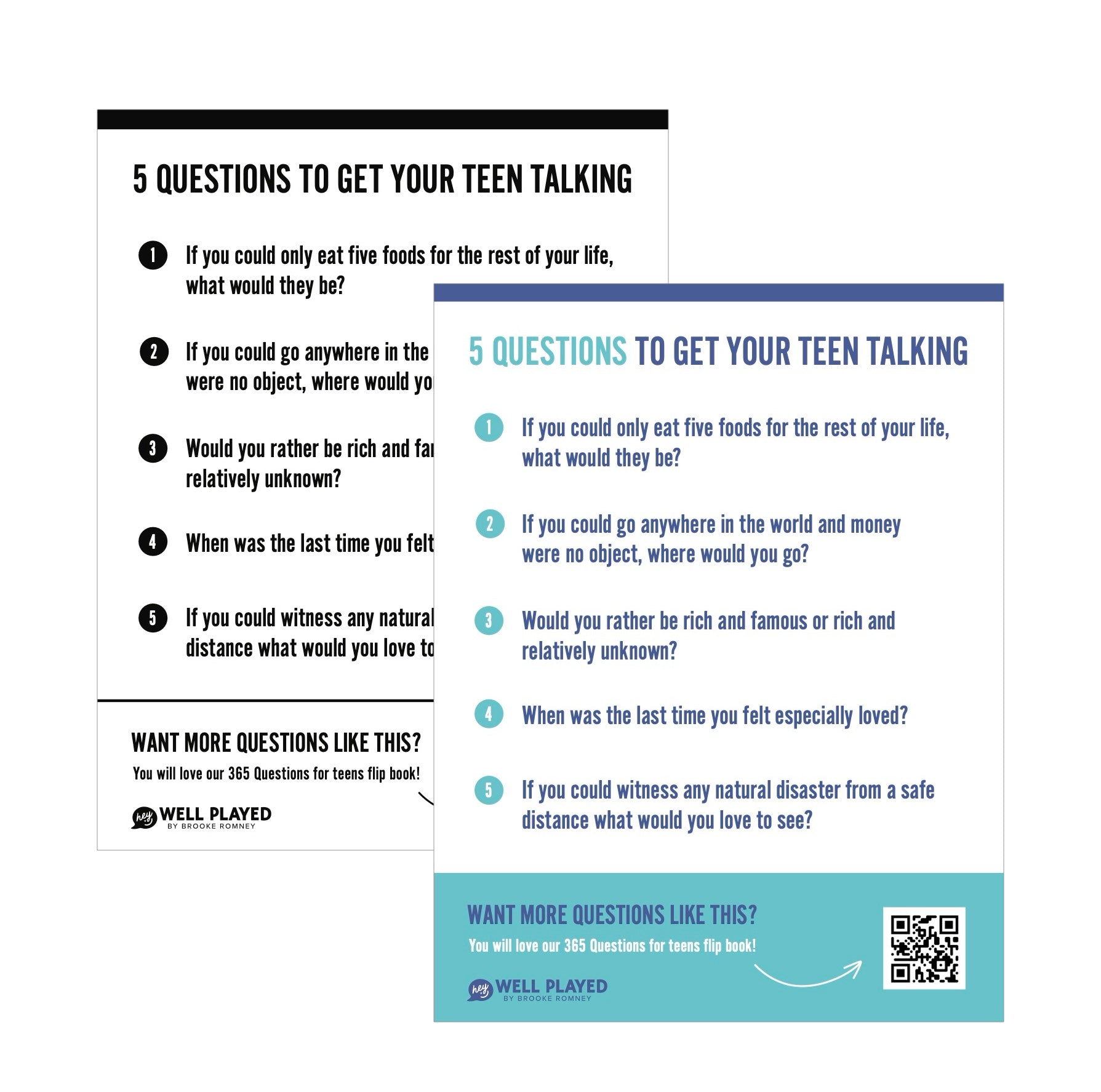 5 Questions to Get your Teen Talking