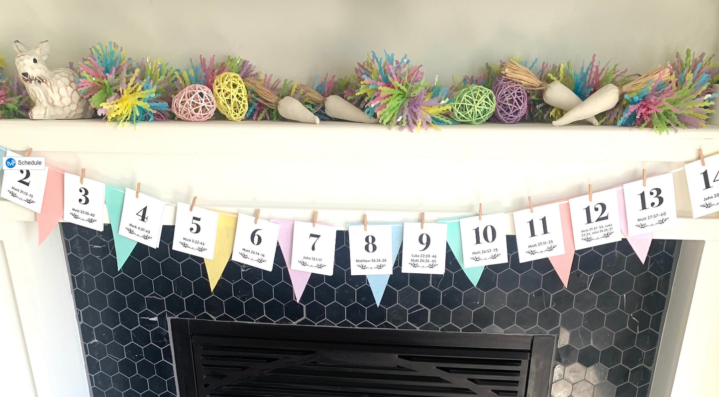Easter Scripture Advent Calendar Download