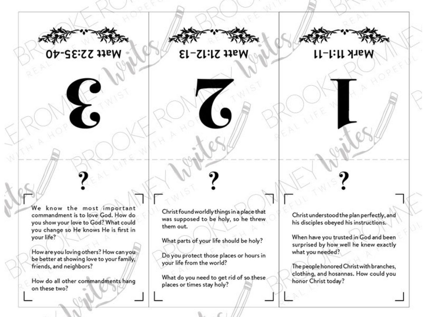 Easter Scripture Advent Calendar Download